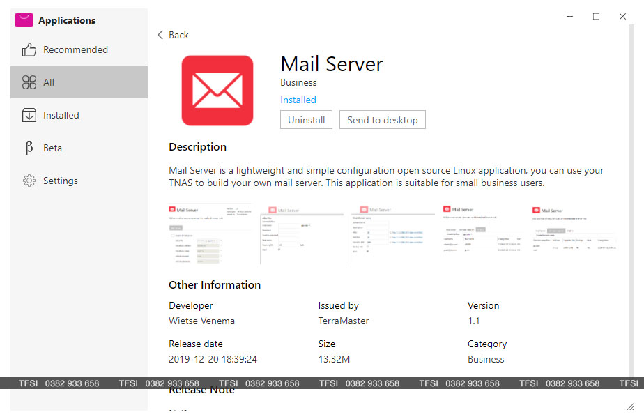 Tải và cài đặt Mail Server