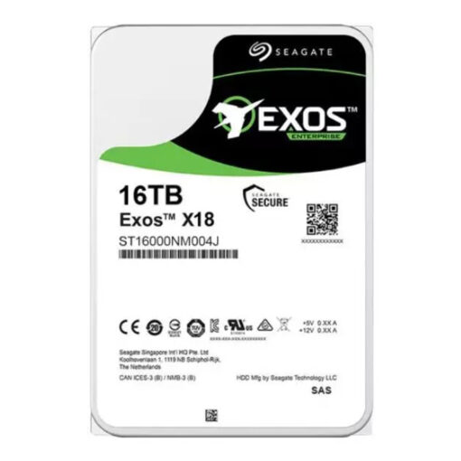 Seagate Exos X18 16TB 512e/4Kn SAS