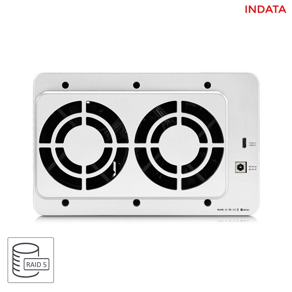 DAS TerraMaster D5-310 RAID 5, USB-C 3.0 SuperSpeed, 5 khay ổ cứng - Ảnh 2